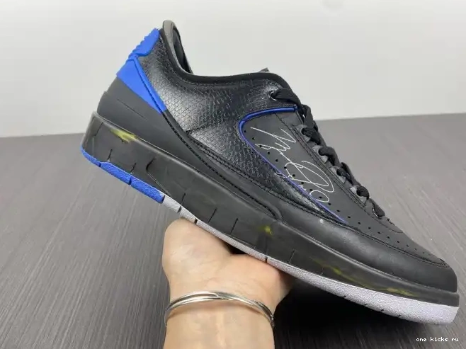 Rep Onekick Black DJ4375-004 Low SP Off-White Retro 2 Jordan Blue 0404